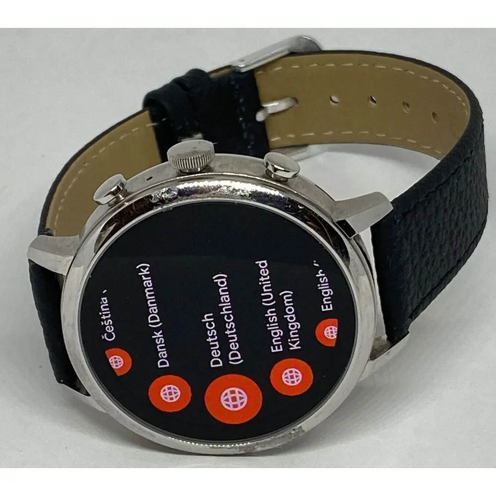 Fossil Gen 4 Authentic Digital Dial Smart Watch Custom Band FTW6017 DC117